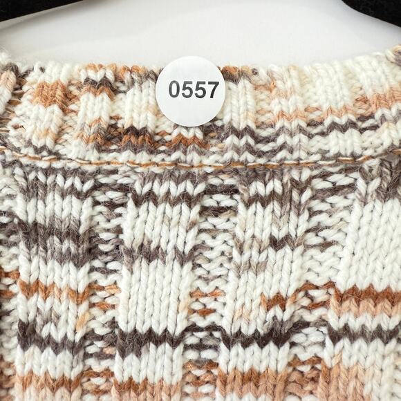 For Love and Lemons Womens Cable Knit Sweater Multicolor Size S - Picture 6 of 6